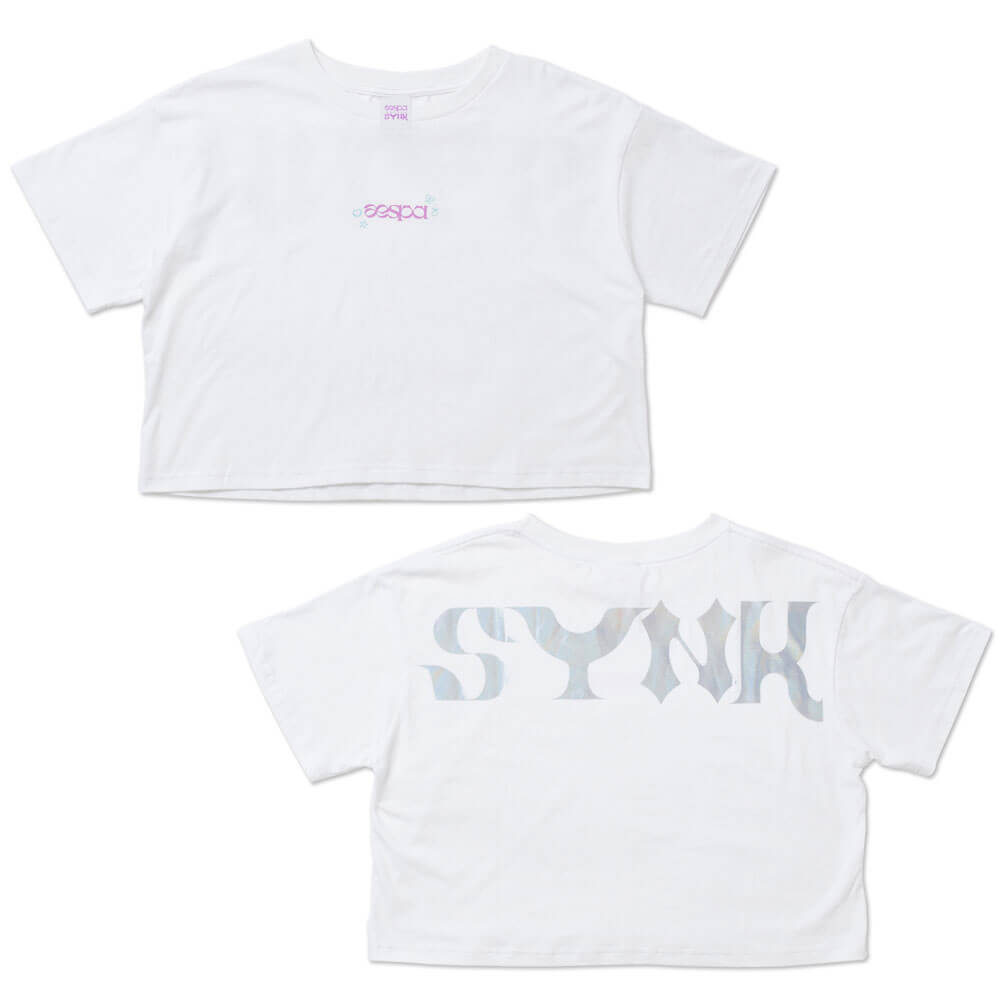 値下げ aespa クロップドT-shirt エスパ ショーケース SYNK