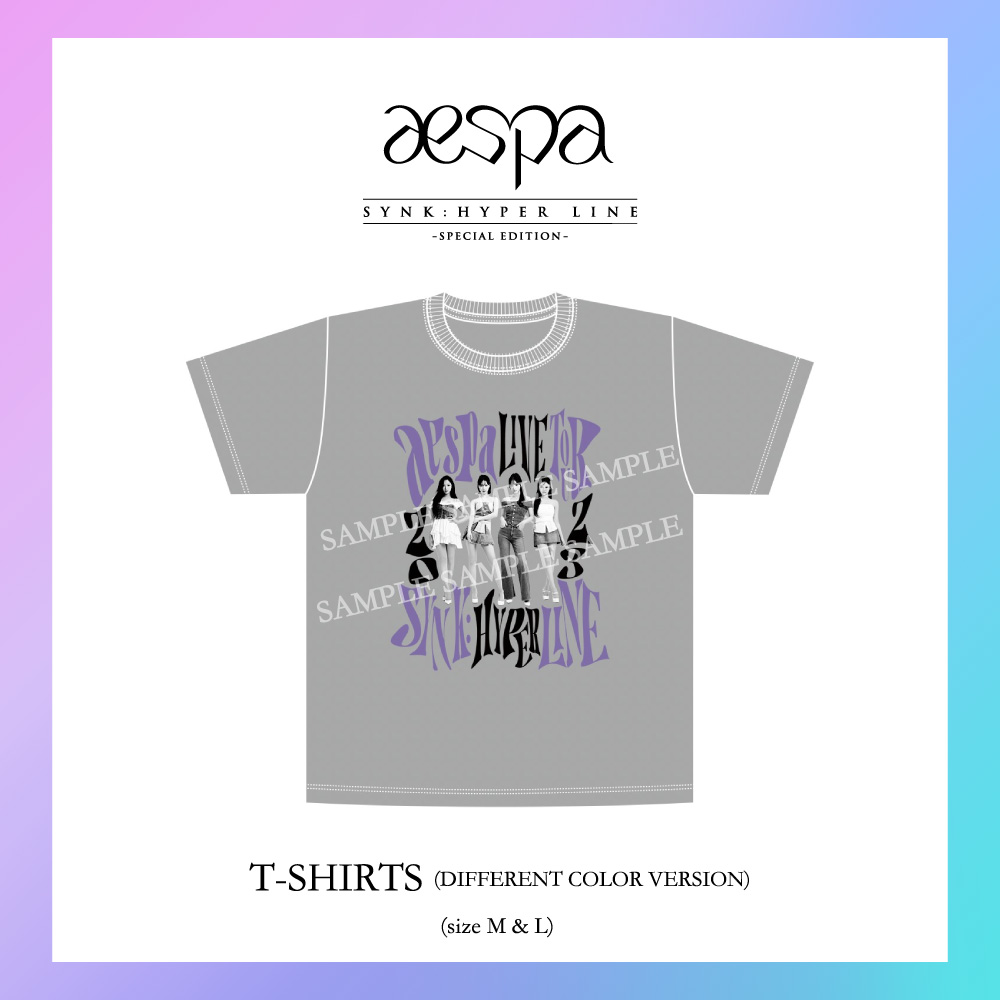 aespa Tシャツ　aespa LIVE TOUR 2023 ‘SYNKメンズ