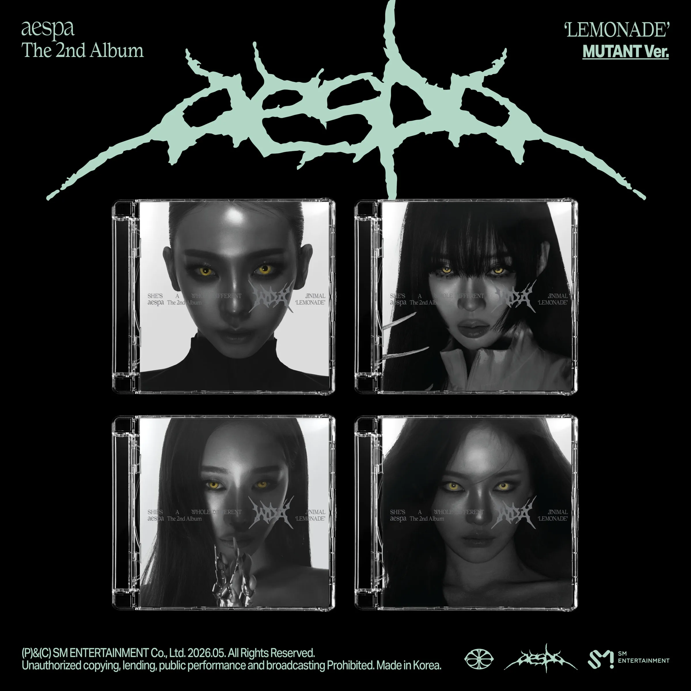5/11更新※ aespa The 2nd Album 『LEMONADE』日本限定特典付きで予約